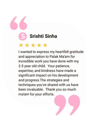 Srishti Sinha Testimonials